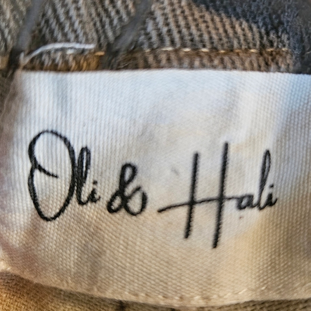 Oli & Hali Patchwork Utility Cargo Pants Mixed Panel Boho Size S - Picture 2 of 7